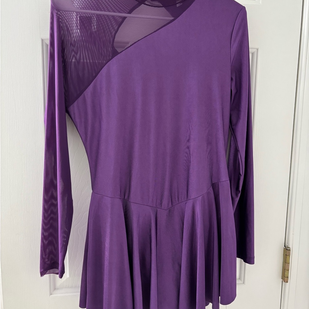 Purple Skating Dress - Picture 3 of 3
